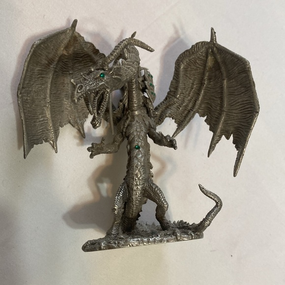 - Vintage Chaos Commander On War Dragons 1997 Pewter Figure . Dragon of War - Picture 13 of 16